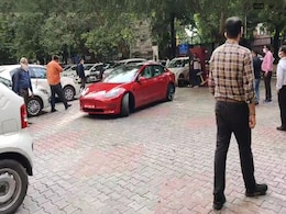 Tesla India Officials Meet MoRTH Secretary In Delhi, Take A Test Drive In Model 3 Tesla India Officials Meet MoRTH Secretary In Delhi, Take A Test Drive In Model 3