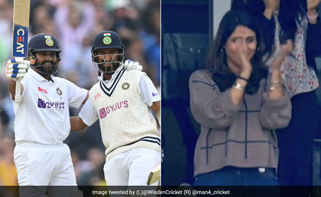 Rohit Sharma ने मोईन अली की गेंद पर छक्का जमाकर पूरा किया शतक, Wife रितिका ने ऐसे किया रिएक्ट- Video
