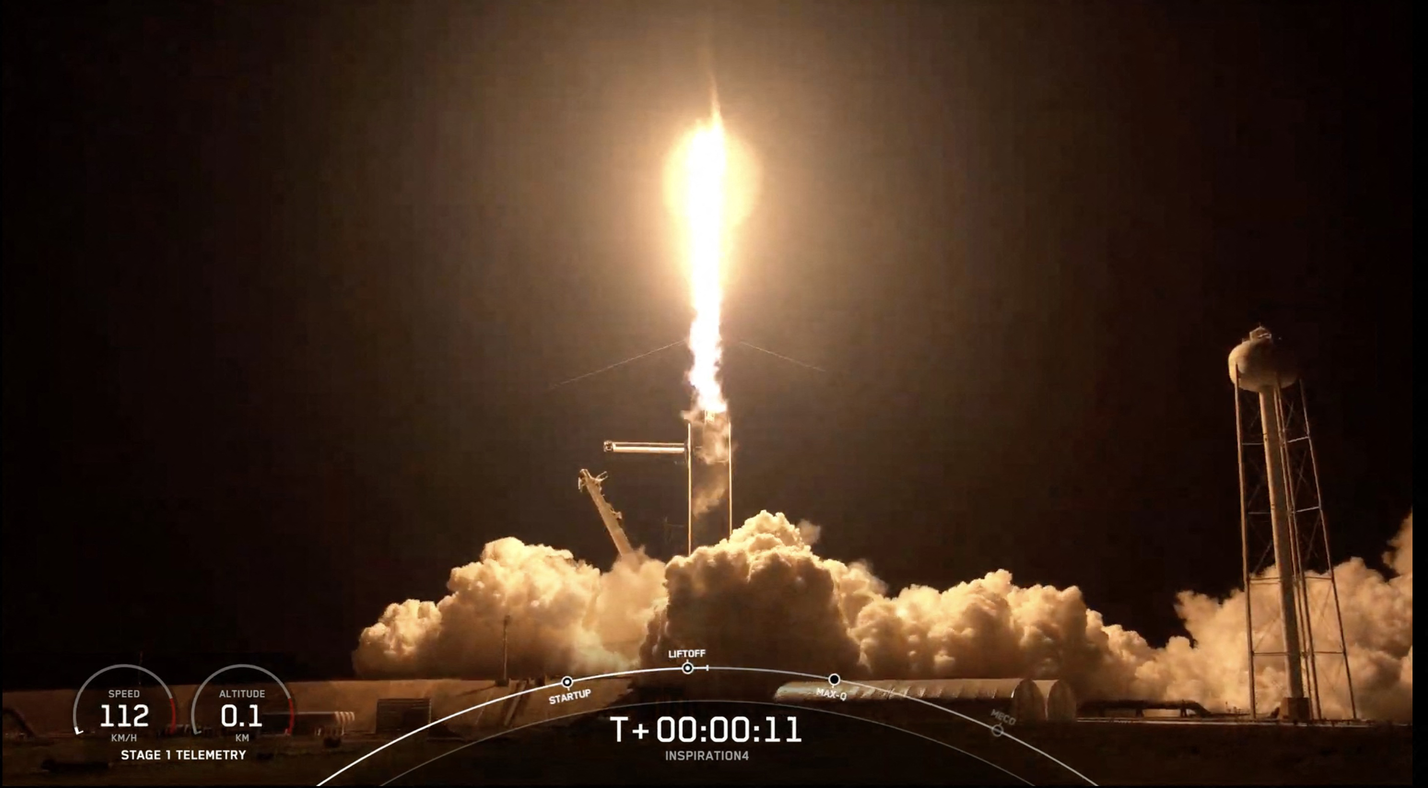 First All-Civilian Crew Bound For Orbit Launches Aboard SpaceX Rocket Ship