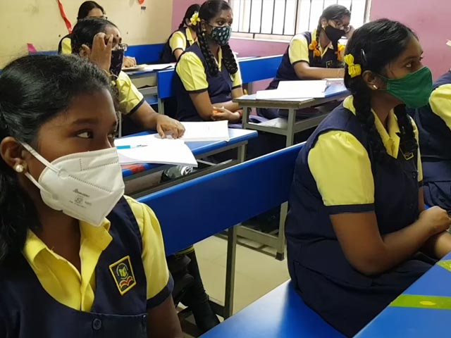 Students Back In Schools In Several States After Months' Gap Due To Covid
