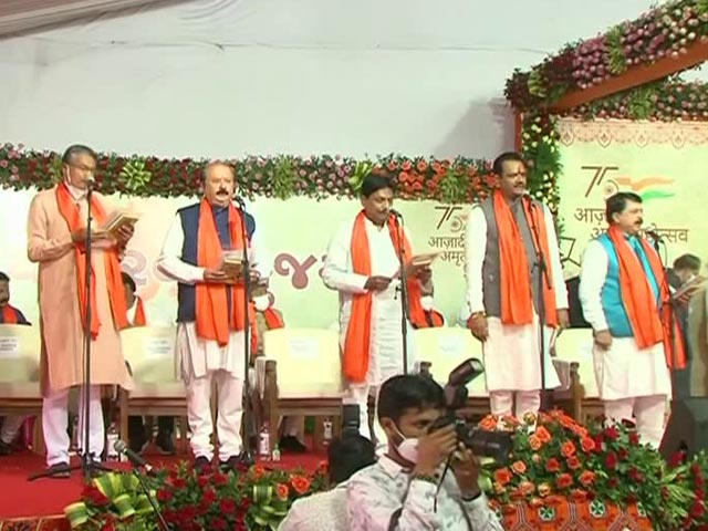 Brand New Gujarat Cabinet Takes Oath Amid Dissent Over Sackings