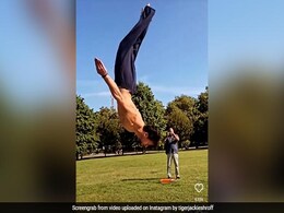 Tiger Shroff ने लंदन में दिखाया अपना करतब, हवा में उछलते हुए यूं किए स्टंट...देखें वायरल Video Tiger Shroff ने लंदन में दिखाया अपना करतब, हवा में उछलते हुए यूं किए स्टंट...देखें वायरल Video