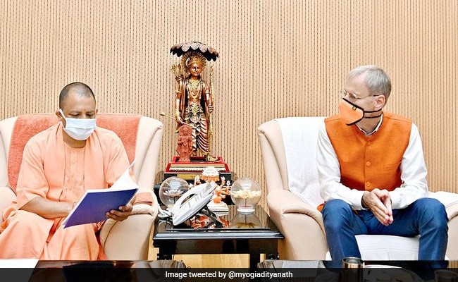 Netherlands' Ambassador To India Meets Yogi Adityanath In Lucknow