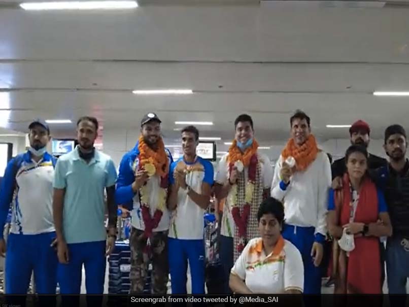 Watch: Indian Paralympic Medallists Return To Grand Welcome Watch: Indian Paralympic Medallists Return To Grand Welcome