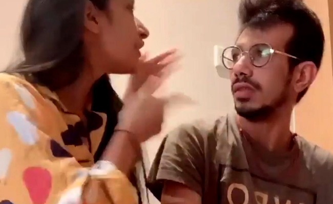 युजवेंद्र चहल और धनाश्री वर्मा में इस बात को लेकर हुई घमासान लड़ाई, फैन्स ने कहा- हद हो गई...देखें Video