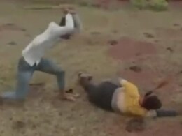 Man Thrashed On Camera For "Harassing" Girl In Madhya Pradesh; 3 On Run Man Thrashed On Camera For "Harassing" Girl In Madhya Pradesh; 3 On Run