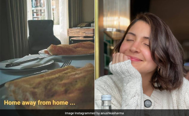 अनुष्का शर्मा ने लंदन में यूं उठाया जायकेदार डोसे का लुत्फ, फोटो शेयर कर बोलीं- घर से दूर...