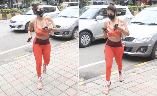 Malaika Arora's Yoga Outfit Is Bright And Just Right For Some Weekend Motivation