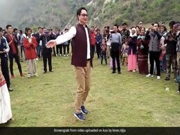 PM Comments On Minister Kiren Rijiju's Dance Video PM Comments On Minister Kiren Rijiju's Dance Video