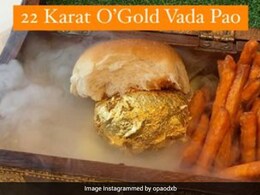 Dubai Restaurant Launches 'World's First' Gold Vada Pav; Internet Reacts
