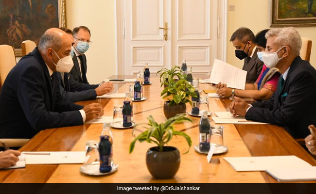 Foreign Minister S Jaishankar Holds Bilateral Talks With Slovenia's PM