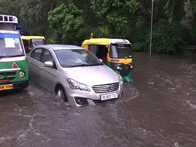 Downpour In Delhi Leaves Several Areas Water-Logged, 'Orange Alert' Issued