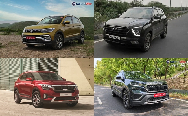 Volkswagen Taigun vs Skoda Kushaq vs Hyundai Creta vs Kia Seltos: Specifications Comparison
