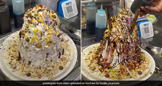 Viral Now: Surat Vendor Makes Biggest Ice Gola Weighing 5Kgs; Guess Its Price?