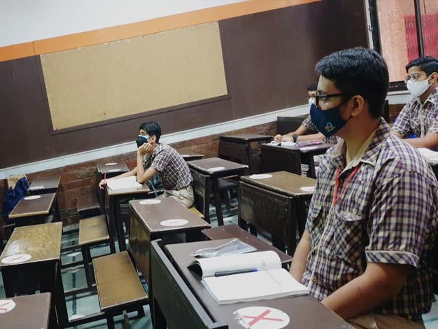 Open Windows, Limited Seating As Delhi Schools Reopen For Classes 9 To 12