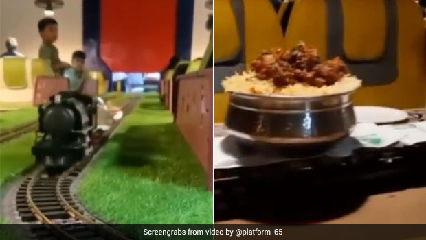 This Unique Restaurant Serves Food On Toy Train, Twitter Approves