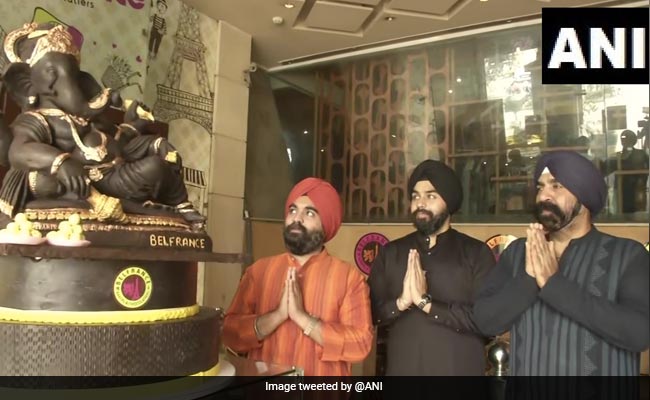 Pics: Lord Ganesha Idols Made Of Dark Chocolate, Seashells For Festival