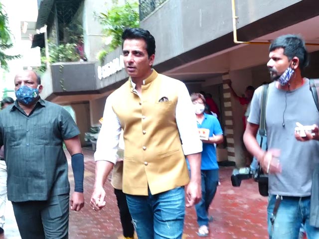Tax Officials At Actor Sonu Sood's Mumbai Home Day After Raids At Offices