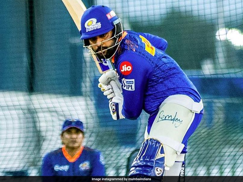 Watch: Rohit Sharma Meets Mumbai Indians Squad, Hits The Training Ground Ahead Of CSK Encounter