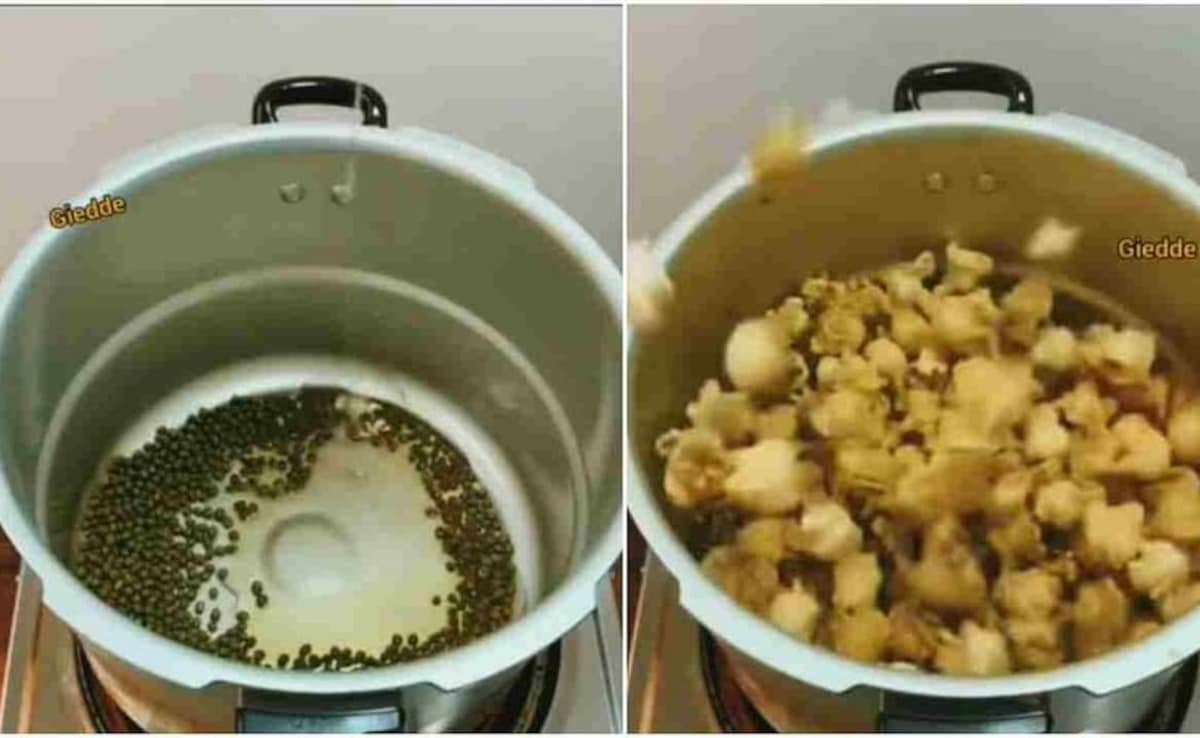 आज क्या बनाऊं: मक्के को भूल जाओ, अपना प्रोटीन इनटेक बढ़ाओ, 5 मिनट में बनाओ मूंग दाल पॉपकॉर्न | 5 Minutes Moong Daal Popcorn Recipe