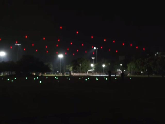 Watch: DFI Organises Drone Light Show In Delhi