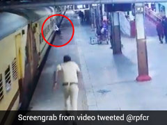Hero Constable Saves Man From Falling Under Train At Nagpur Rail Station