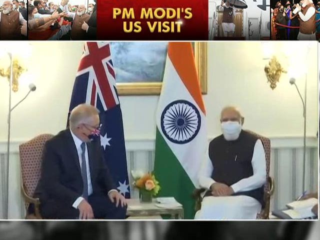 PM Modi Meets Australia's Scott Morrison Ahead Of Quad Leaders' Summit