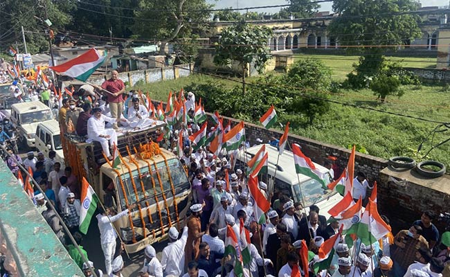 Big Crowds As AAP Makes "Nationalism" Pitch In Ayodhya Before UP Election