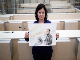 French Court Artist Stares Into The Eyes Of An ISIS Terrorist French Court Artist Stares Into The Eyes Of An ISIS Terrorist