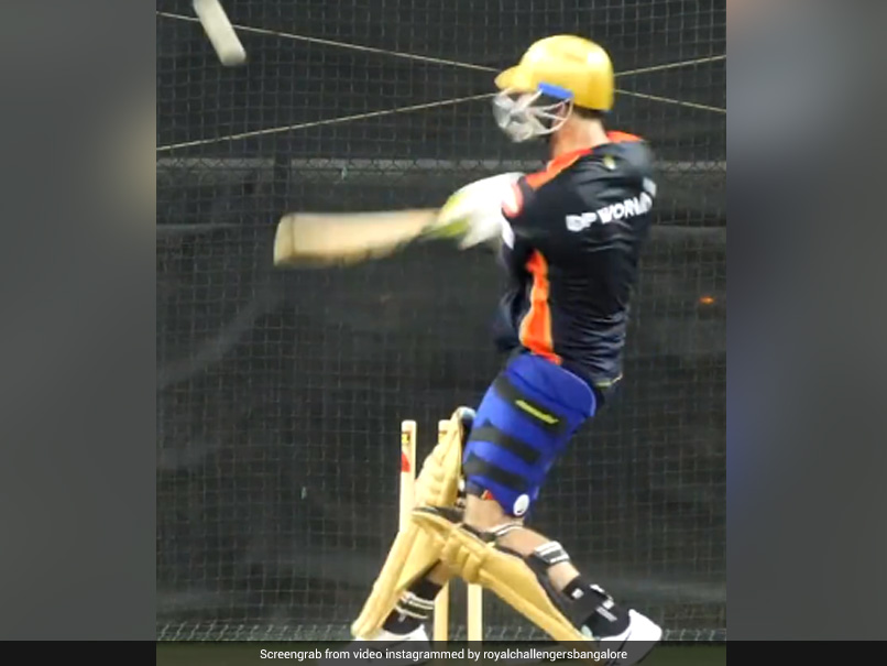 Watch: Glenn Maxwell Goes Full Tilt In Nets As RCB Share Practice Video