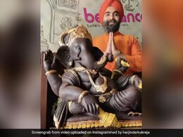 Ludhiana-Based Baker Makes Ganesh Idol With 200 Kg Chocolate