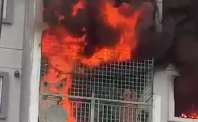 Bengaluru Woman, Mother Die In Apartment Fire. Video Shows Her Trapped