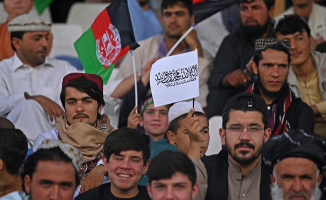 Taliban, Afghan Flags Fly Side By Side At "Unity" Cricket Match