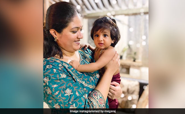 Meghana Raj Remembers "King" Chiranjeevi Sarja As She Reveals Son's Name - Raayan Raj Sarja