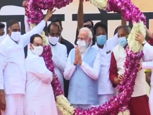 PM Modi Returns To A Grand Welcome After 3-Day US Visit