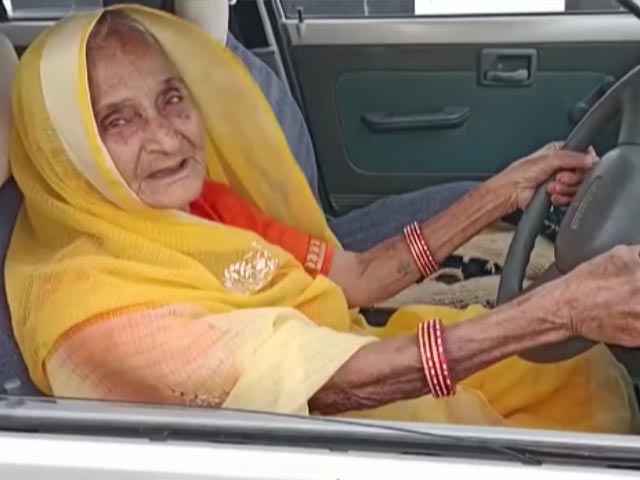 Madhya Pradesh Woman, 90, Learns To Drive, "Inspired", Says Chief Minister