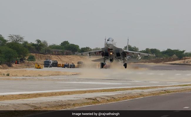 "Given A Message": Rajnath Singh On Emergency Landing Strip Near Border