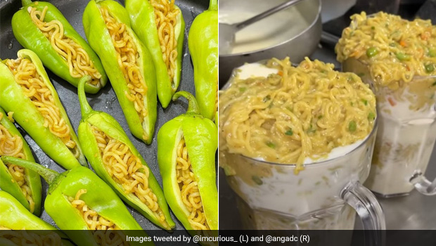 Stuffed Maggi Mirch And More: 7 Weird Maggi Dishes That Confused The Internet