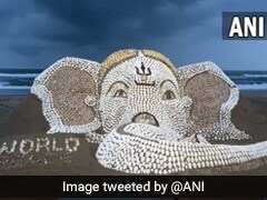 Pics: Lord Ganesha Idols Made Of Dark Chocolate, Seashells For Festival