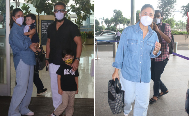 Kareena Kapoor Goes The Denim-On-Denim Route To The Airport But Not Without Her Rs 3 Lakh Dior Tote
