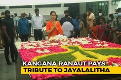 Actor Kangana Ranaut Pays Tribute To Jayalalitha Actor Kangana Ranaut Pays Tribute To Jayalalitha