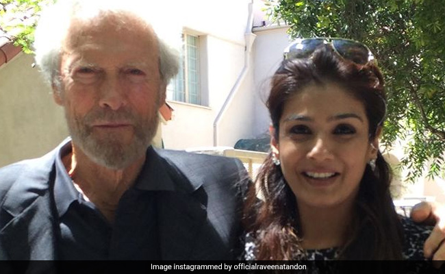 A Walk Through Raveena Tandon's "Fan Girl Moments" With Clint Eastwood, Al Pacino, Amitabh Bachchan And Others