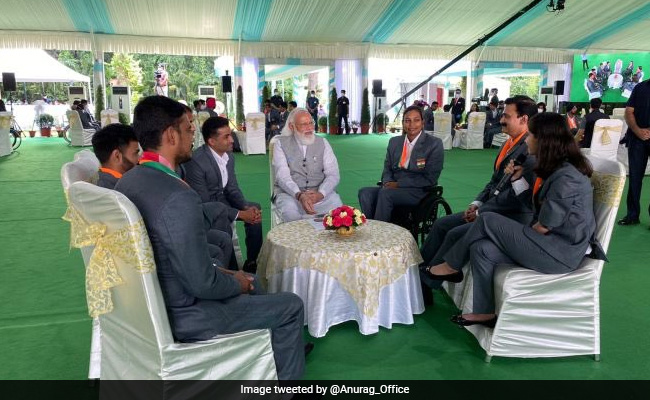"Happy To Be Among <i>Vidvaans</i>": PM Modi On Paralympic Medal-Winners