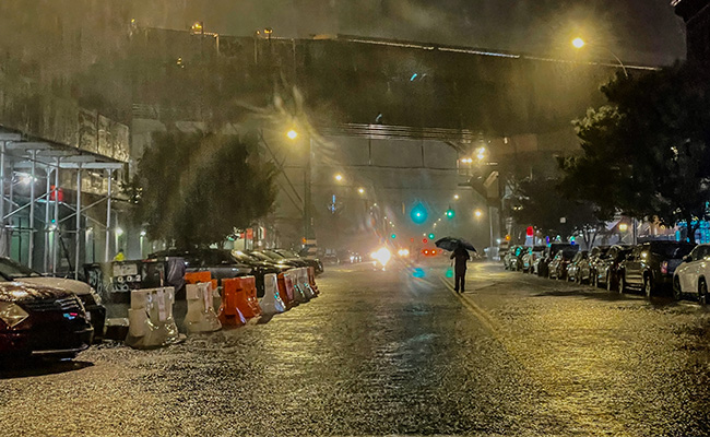 "State Of Emergency" In New York Battling Flooding Caused By Storm Ida