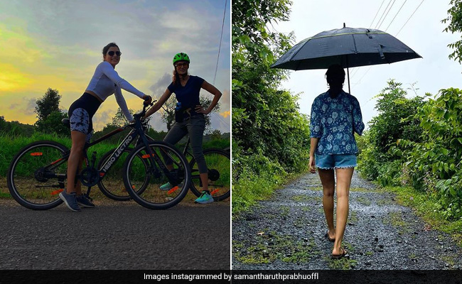 From Boating To Bicycle Rides, Samantha Ruth Prabhu's Monsoon Getaway Looks Like An Exciting One