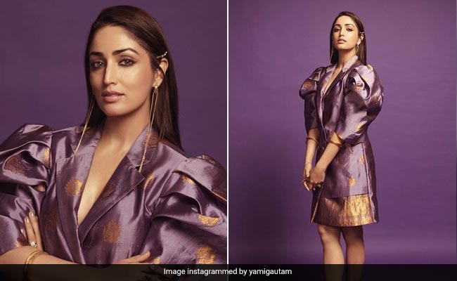 Even In A Short Purple Statement Dress, Yami Gautam Is <i>Desi</i> At The Core