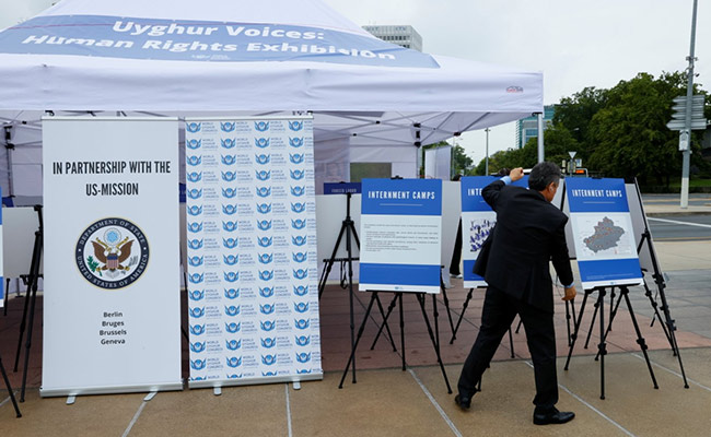 "Act As A Decent Power": China's Curt Response To US Over Uyghur Exhibit