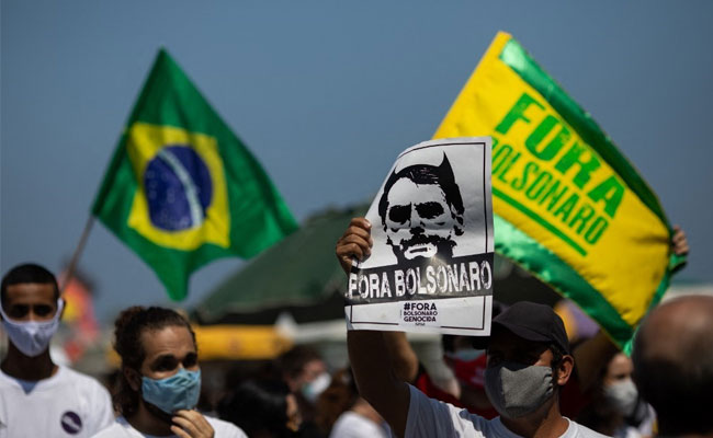 Hundreds Protest In Brazil Against Jair Bolsonaro, Demand His Impeachment