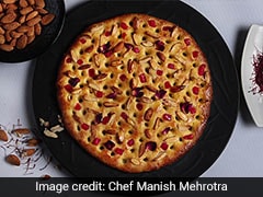 Almond And Saffron Festive Kashmiri Naan Bread