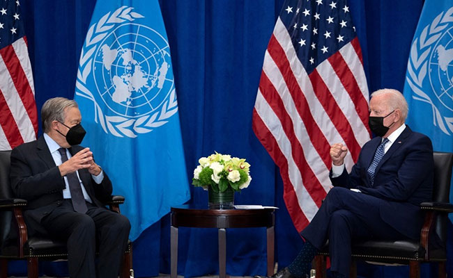 US Believes In UN, Its Value: Joe Biden Tells Chief Antonio Guterres